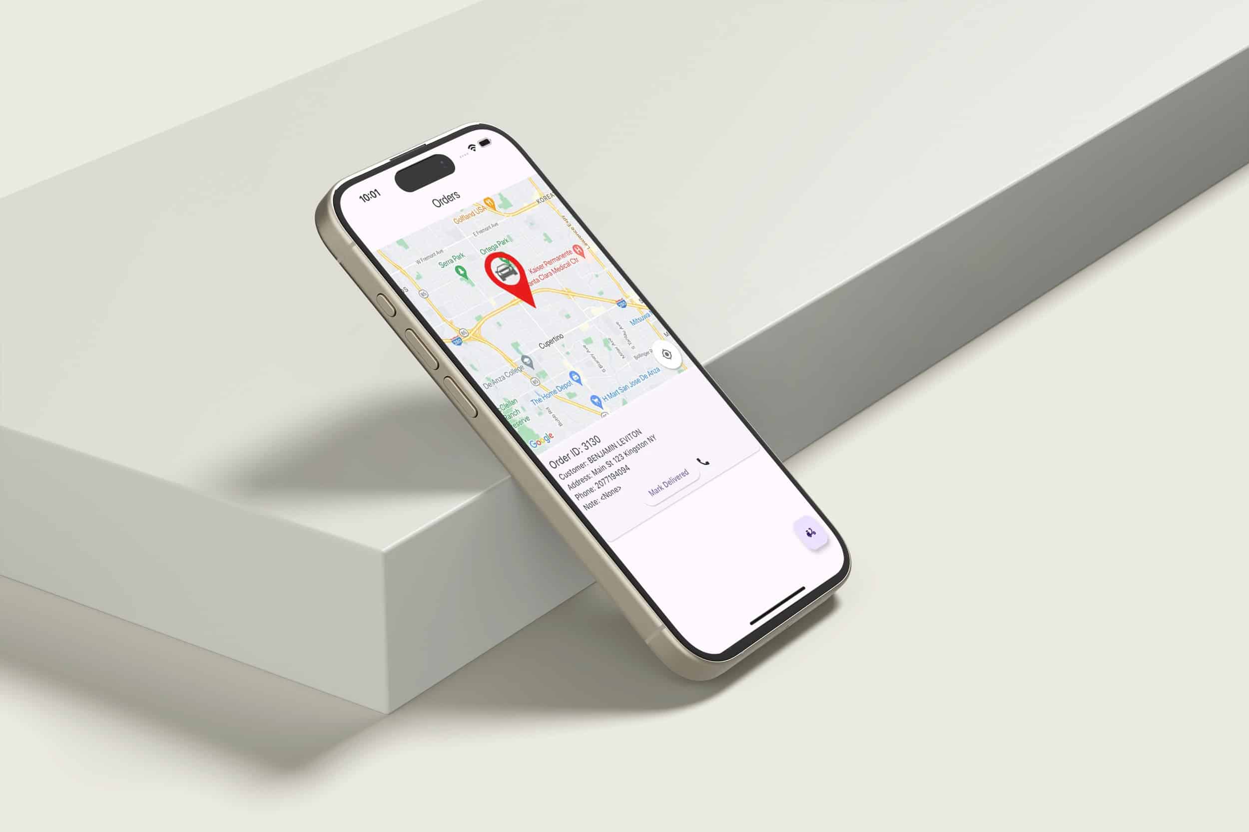 DriverGPS on iPhone